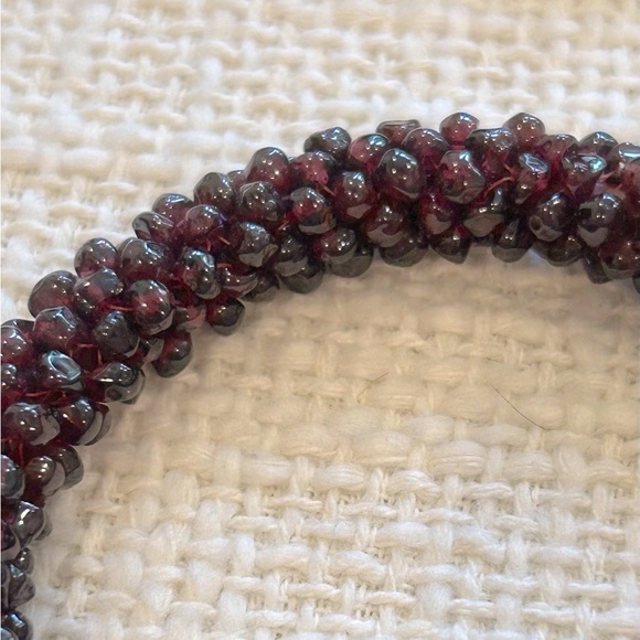 Garnet Nugget Bangles - Picture 4 of 6